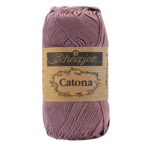 Fil de coton -Catona-Scheepjes-526-cendre-rosé