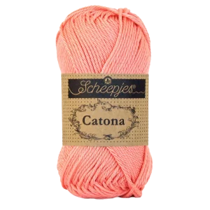 Fil de coton -Catona-Scheepjes-264-corail-clair