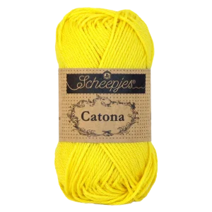 Fil de coton -Catona-Scheepjes-280-jaune-citron