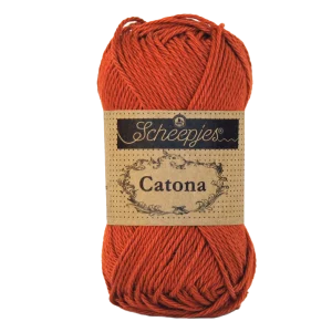 Fil de coton -Catona-Scheepjes-388-rouille
