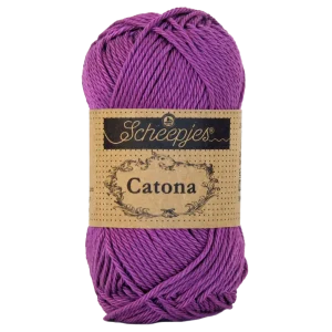 Fil de coton -Catona-Scheepjes-282-violet-vif